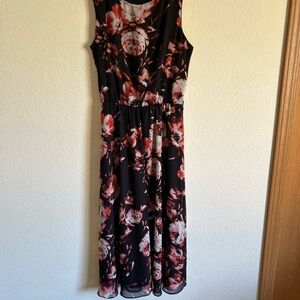 JBS Floral Midi Dress Size 10